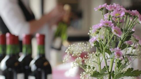 Wine at an event